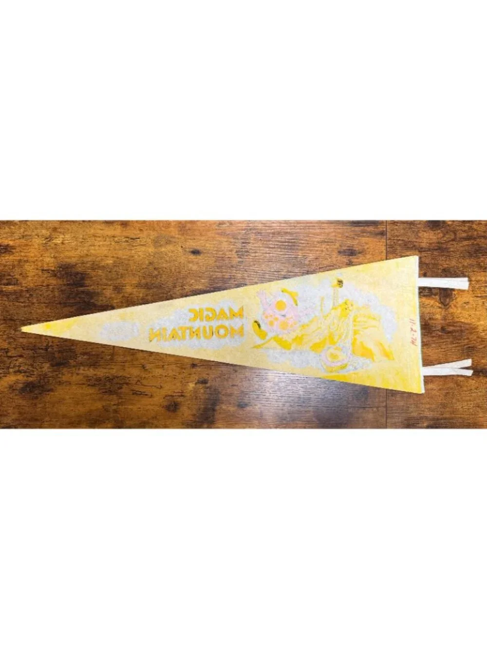 Vintage Magic Mountain Valencia, California pennant